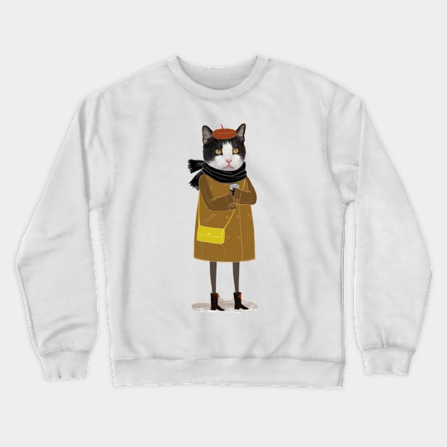 CAT LADY Crewneck Sweatshirt by CANVAZSHOP